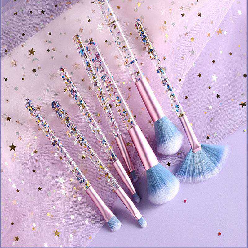 7Pcs makeup brush foundation brush eyeshadow brush powder brush blush brush facial mask brush beauty tools makeup brush