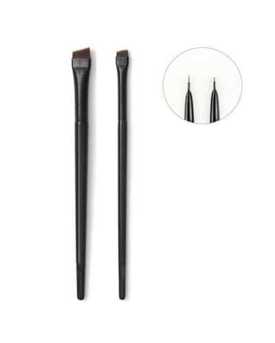 Super Thin Eyebrow Brush Eyeliner Brush Synthetic Hair Angled Sharp Fine Eye Liner Brow Brushes Cosmetic Beauty Make Up Tools
